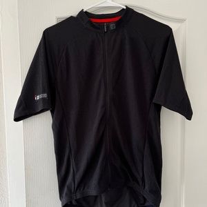 Bontrager Men's Cycling Shirt (Black) – Small, Loose Fit